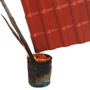 Buy cheap UPVC Spanish Roof Sheet 1.5mm-2.8mm Thickness Trapezoidal Design from wholesalers