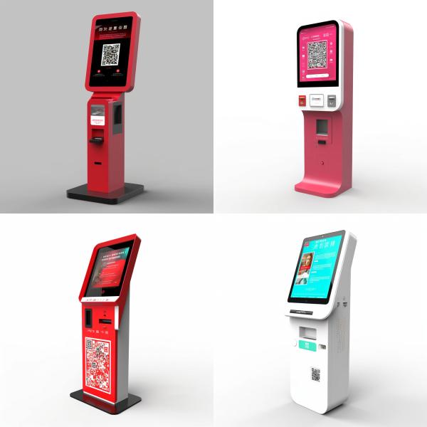 Quality Floor Standing Self Service Dispenser Ticket Vending Kiosk Vending Machine for sale