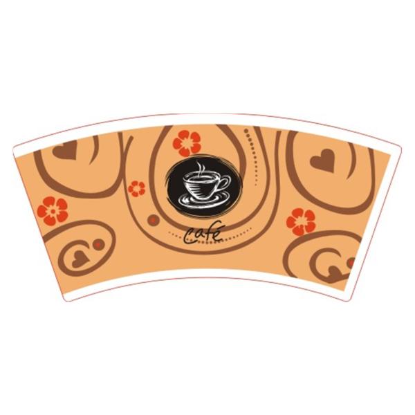 Buy cheap Smooth Surface Paper Cup Fan Five Star High Bulk Customized For Coffee from wholesalers