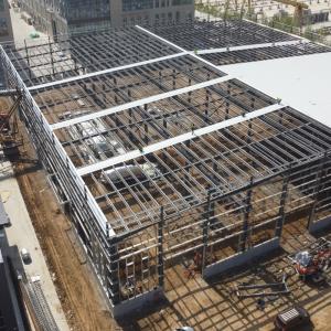 Buy cheap Prefab Steel Warehouse Building 100m x 30m Q235B Q355B from wholesalers