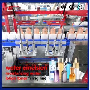 6 Heads Cosmetics Filling Machine Lotion Bottle Filler PLC Control