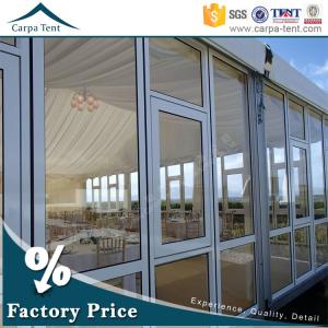 Buy cheap Universal Glass Wall Tent  Clear Span Tents  for Events with Furniture/Floor/Lining from wholesalers
