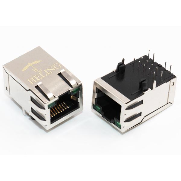 Quality Side Entry PCB Mount 1000Base T RJ45 , 1000M RJ45 Female 8P8C Modular Jack for sale