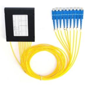 Buy cheap 1 Time Supply 1*8 SC UPC ABS Box PLC Splitter for FTTH Fiber Optic Equipment from wholesalers