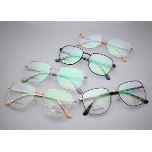 Rectangle Metal Frame Glasses Modern Style Metal Glasses Framework