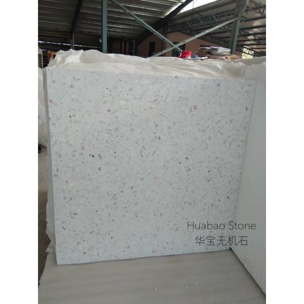 Buy cheap No Quartz Inorganic Terrazzo Stone Tiles No Resin Assorted Colors No Cracking from wholesalers