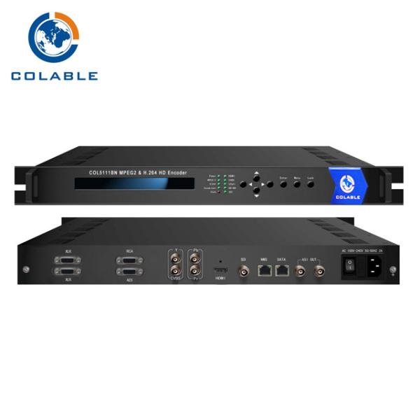 Quality QR LOGO OSD HD Video Encoder HDMI SDI CVBS MPEG - 2 H 264 Encoder COL5111BN for sale