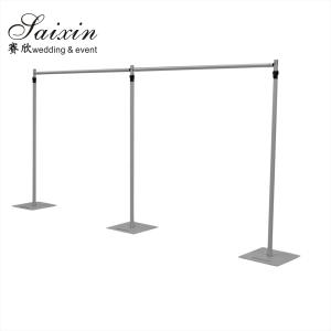 Buy cheap Wedding Mandap Backdrop Pipe Support Hang Drap Frame Adjust Aluminum Wedding Backdrop Pipe Stand from wholesalers