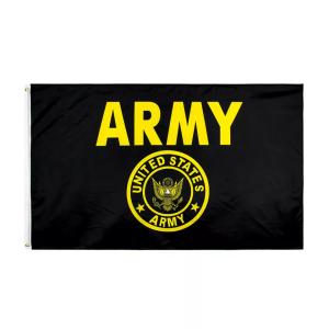 Buy cheap Custom Polyester Countries Army Flags 3x5ft Eco Frendly CMYK Color Printing from wholesalers