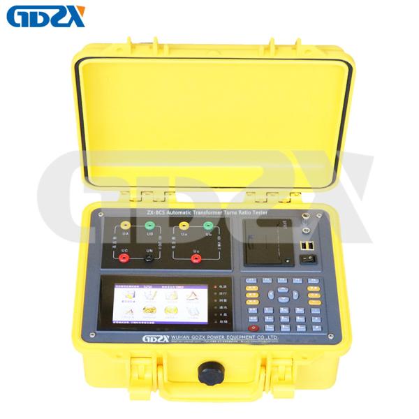 Quality ZX-BCS Multifunctional Electric Transformer Testing Equipment Turns Ratio Vector group test Tester TTR for sale
