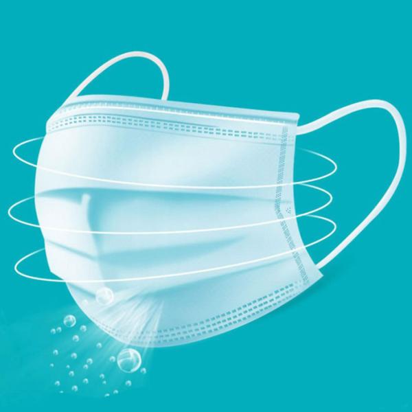 Quality Fabric Disposable Pollution Mask Three Layers Social Space Keeping Protection for sale