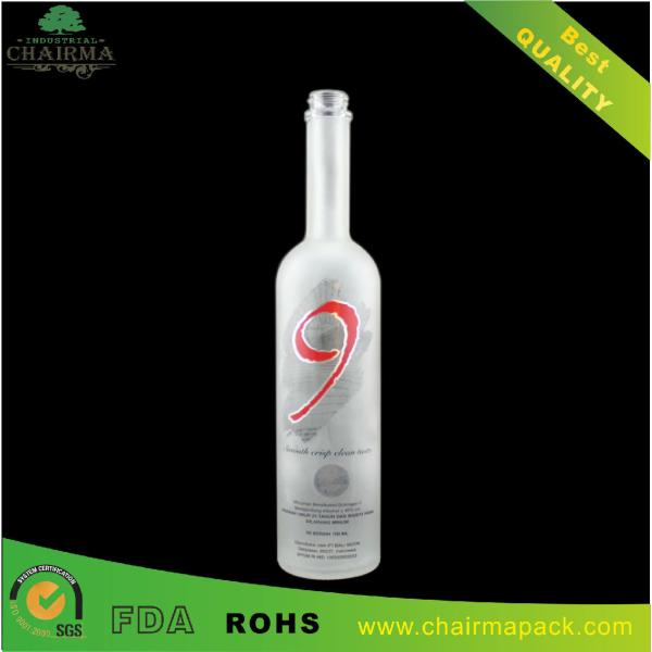 Quality Frost Decal Glass Bottle for Vodka,Whiskey,etc for sale