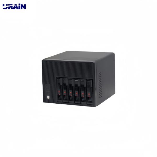 Quality Custom Size Customized NAS Chassis With Black Aluminum Alloy Panel Enclosure OEM for sale