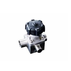 Buy cheap Welded Ends Three Way 1'' Sanitary Diaphragm Valves from wholesalers