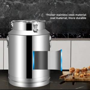 Buy cheap Storage 25 Litre Milk Can , Stainless Steel Milk Can For Transport from wholesalers
