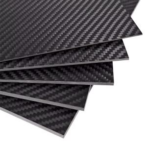 Custom Real 3K Laminated CNC Milling Cutting Service Carbon Fibre Sheet Plate