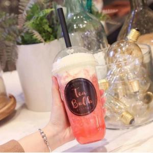 Buy cheap Pp Smoothie Personalized Plastic Cups With Lids , Personalized Disposable Cups product