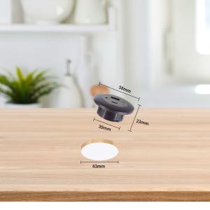 Buy cheap Plastic Recessed Mounted Table Power Socket with USB A+C Charging Ports from wholesalers