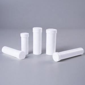 Buy cheap Effervescent Tablets Packaging with Food Grade PP Plastic Pill Tube and Sealing Caps from wholesalers