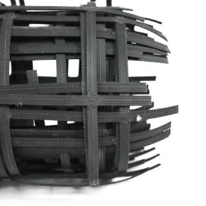 Buy cheap GB standard PE Biaxial Steel Plastic Geotextile Geogrid Road Construction from wholesalers
