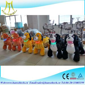 China Hansel attractive battery coin operated  outdoor amusement park kiddie rides ebay plush unicorn electric scooter on sale