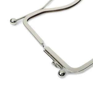 Collapsible Metal Clutch Frame Hardware Arch Shaped ODM Purse Accessory