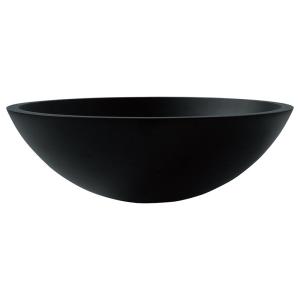 Buy cheap Hotel Acid Matt Black Basin Round Bathroom Glass Anti Rust Finish from wholesalers