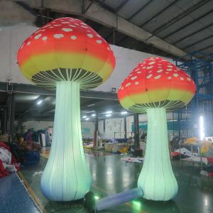 Buy cheap Personalized 4 Meters Height Inflatable Lighting Mushroom Model For Event Display LED Mushroom Flower from wholesalers
