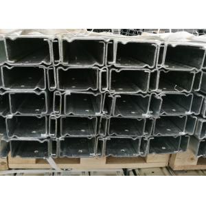 Buy cheap Customized Size Cold Rolled Steel Profiles , Galvanised Steel U Channel from wholesalers