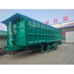 Buy cheap Dual Line Braking System 3 Axles 40Ton Rear Tipper Trailer End Dumping Truck Trailers from wholesalers
