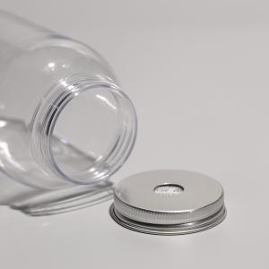 Buy cheap Customized Color Round BPA Free PET Plastic Bottles U shape  with Screw On Lid from wholesalers