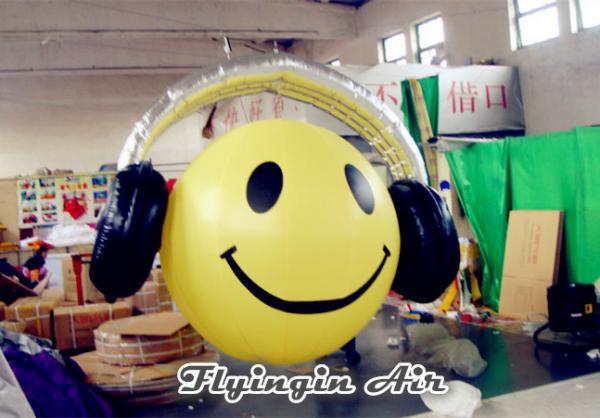 Buy cheap Cute Wearable Earphone Mic Inflatable Smile for Event and Music Festival from wholesalers