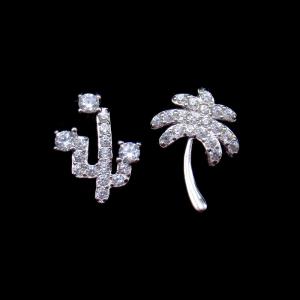 Buy cheap Squirrel 925 Silver Drop Earrings , Luxury 925 Silver Stud Earrings from wholesalers