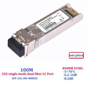 Buy cheap SFP28 32G Dual Fiber Lc Fiber Transceiver 150M 10KM 30KM Distance from wholesalers