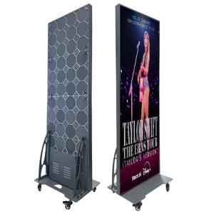 Buy cheap Digital Poster LED display P1.8 P2 P2.5 P3 Indoor HD Electronic Advertising WiFi Control Floor Standing Display poster from wholesalers