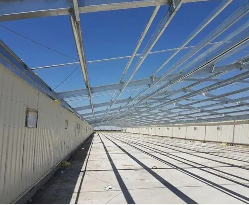 Prefabricated Galvanized Light Construction Steel Structure With Fast Constructi