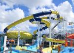 Buy cheap Mix Color Outside Fiberglass Custom Water Slides With One Year Wanranty from wholesalers