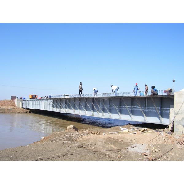 Buy cheap Long Service Life 81m Steel Arch Bridge No Width Limit from wholesalers