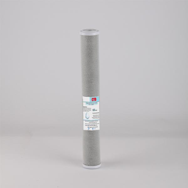 Commercial Water Vending Machine Filter 20 Inch Compressed Activated Carbon Cartridge