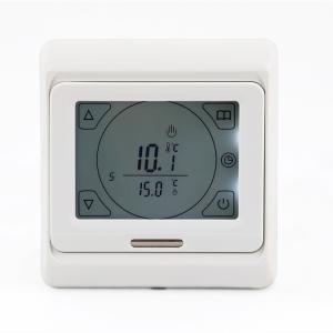 Buy cheap 230V White Backlight Electronic Programmable Room Thermostat from wholesalers