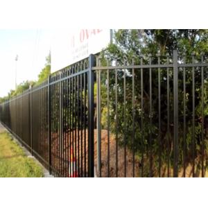 Buy cheap Steel Hercules Security Fencing Slanted Tubular Palisade Fences Ornamental Wrought Iron Panels from wholesalers