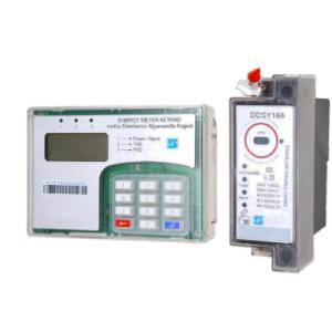 Buy cheap Single Phase Split Din Rail Prepayment Power Meter With CIU Pole Mounting from wholesalers