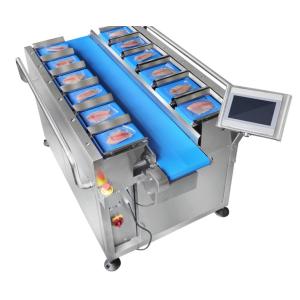 Buy cheap 30WPM Mushroom Fruit Multihead Weigher 12 Head Belt Scale from wholesalers