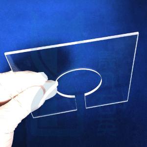Buy cheap Coustomization Transparent Uv Fused Silica Sheet Plate For Uvc Led Lamp from wholesalers