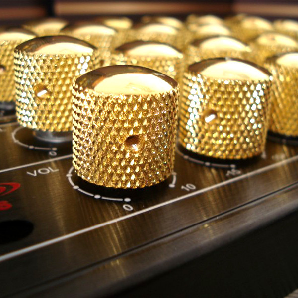Buy cheap Amplifier Aluminum Knobs,Gold/Chrome Finish. Rohs, Can be customized. from wholesalers