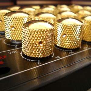 Buy cheap Amplifier Aluminum Knobs,Gold/Chrome Finish. Rohs, Can be customized. from wholesalers