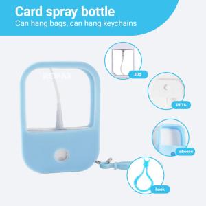 Buy cheap card spray bottle  30g with blue Hang on Your Bag Easily from wholesalers