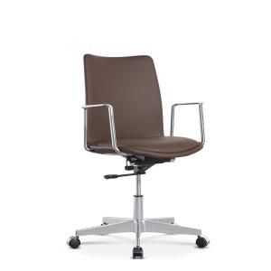 Buy cheap 360 Deg Green Premium Leather Executive Office Chair For Workshop ODM from wholesalers