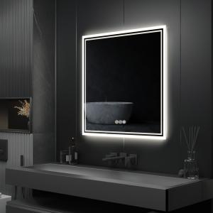 Buy cheap 36 Inch LED Square Mirror IP44 Bathroom Mirrors With Lights from wholesalers