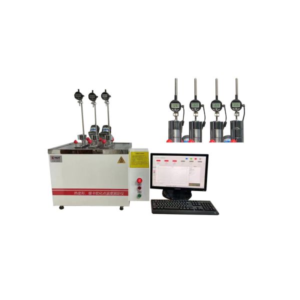 HDT VICAT Testing Machine Accurate Measurement of Softening Point Temperature